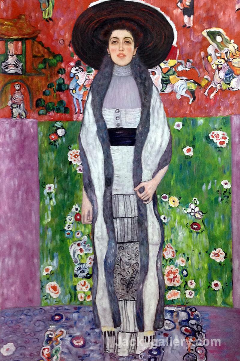 Portrait of Adele Bloch-Bauer II by Gustav Klimt paintings reproduction